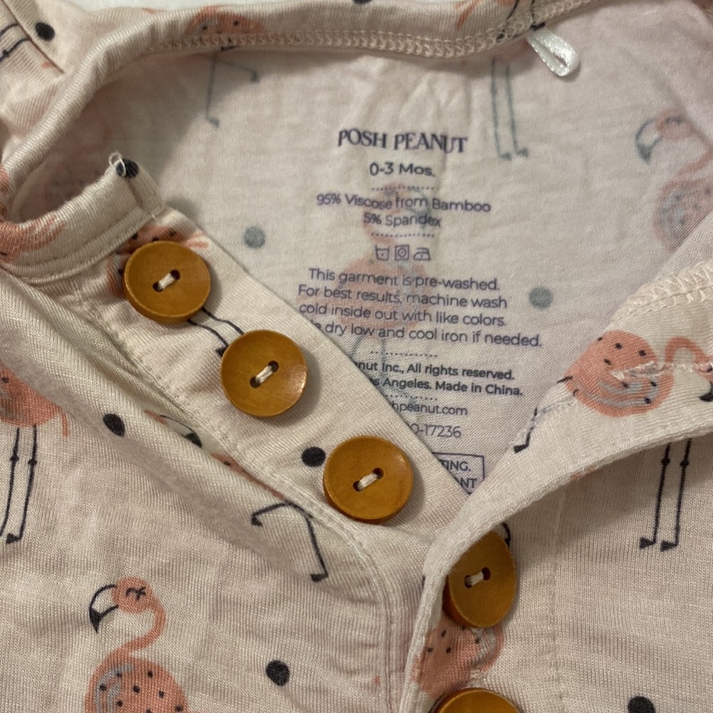 Posh Peanut Ruffled Romper - Picture 2 of 4